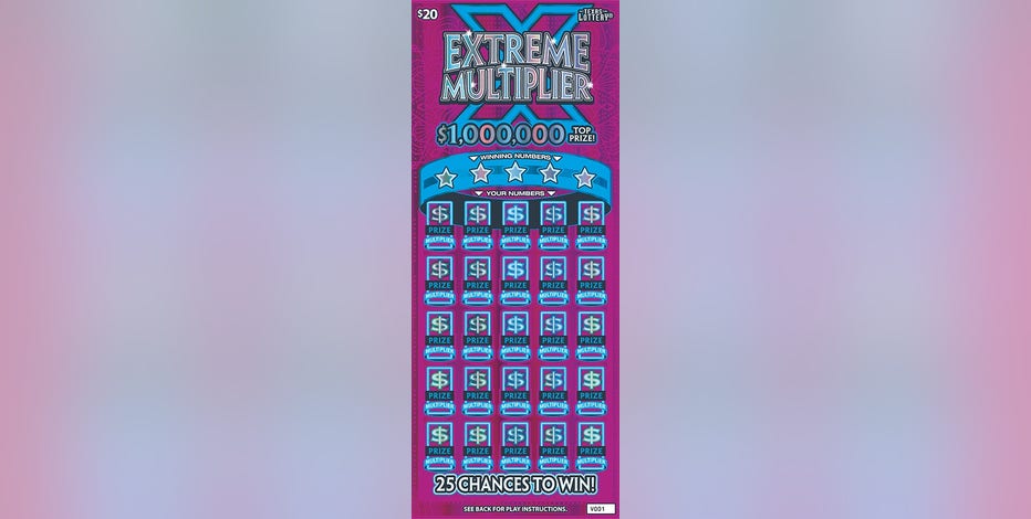 Arlington resident wins $1M on scratch-off lottery ticket