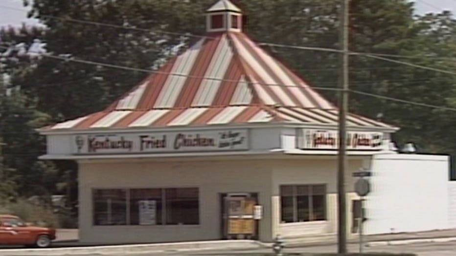 A Kentucky Fried Chicken restaurant is seen in Kilgore, Texas, in 1983. The restaurant was the site of abductions that turned into homicides in neighboring Rusk County, Texas.