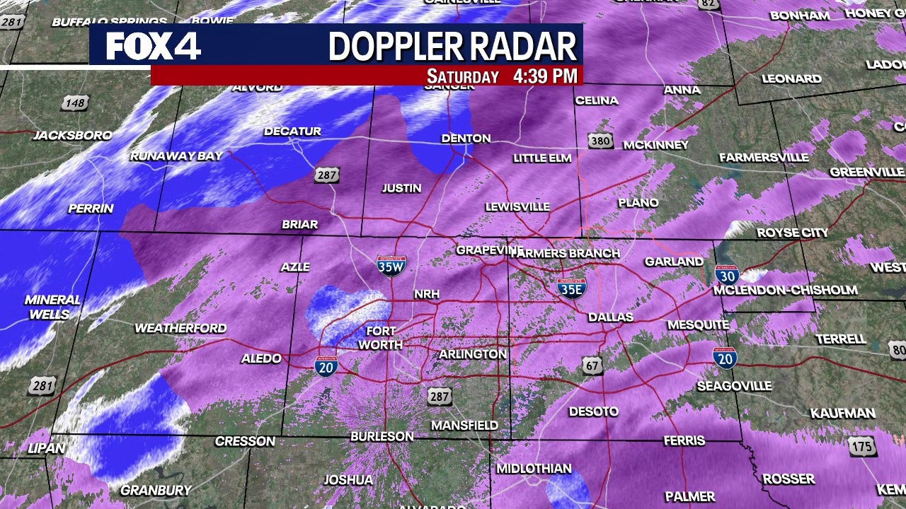 Dallas Weather: Dangerous sleet and snow as winter storm hits North Texas