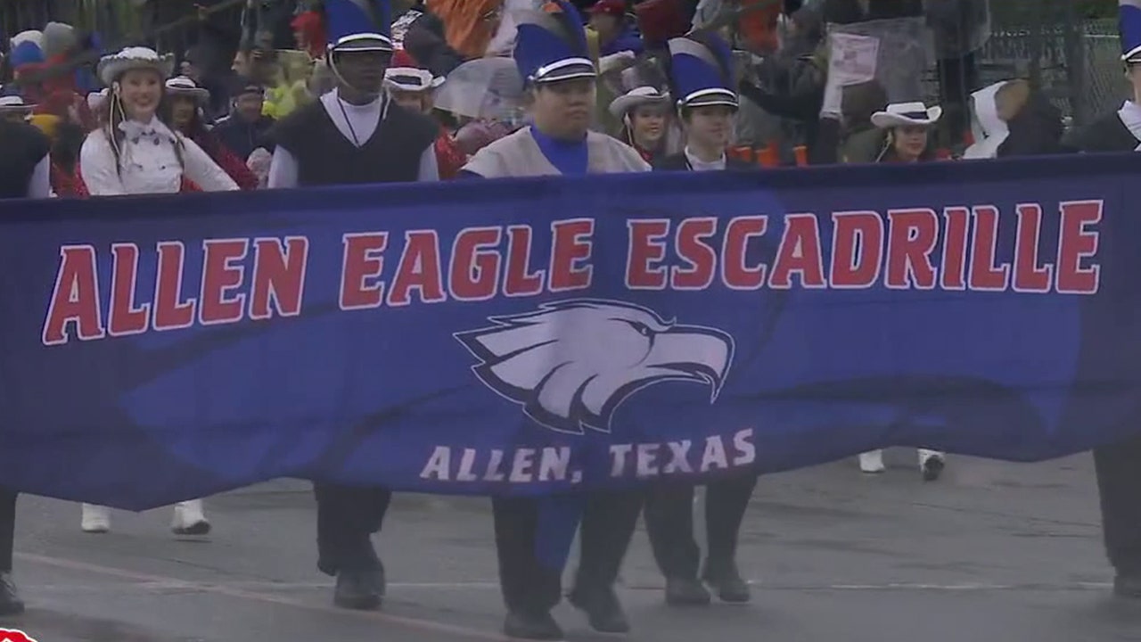 WATCH: Allen High School students perform in 2026 Rose Parade