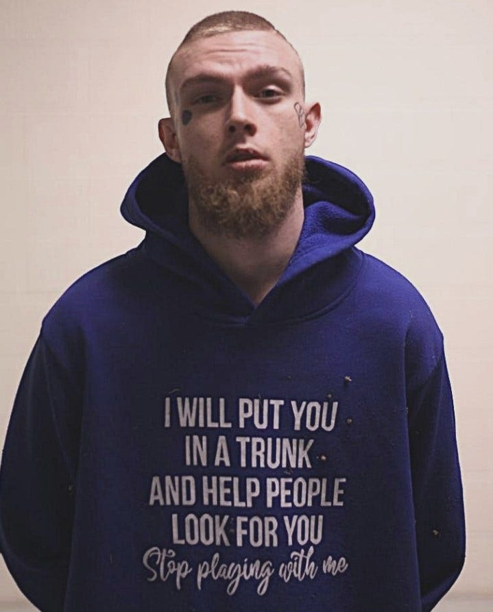 ‘I will put you in a trunk’: Fugitive arrested in Azle death investigation wearing disturbing sweatshirt