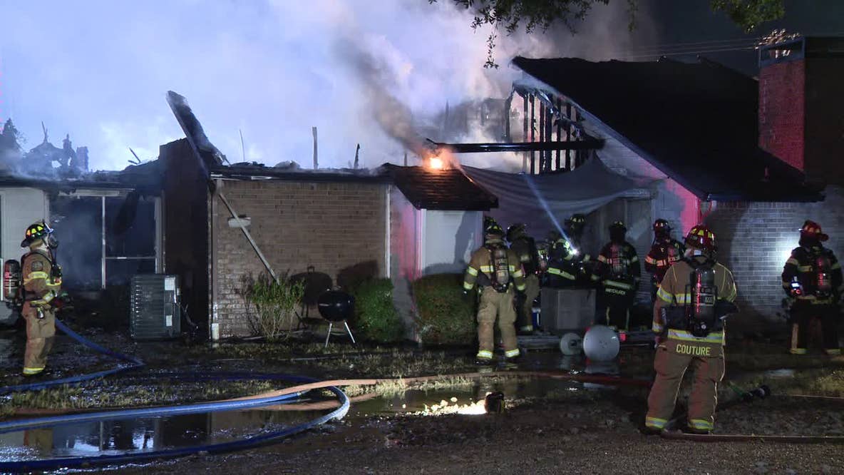 96-year-old woman pulled from burning apartment after drone spots heavy flames