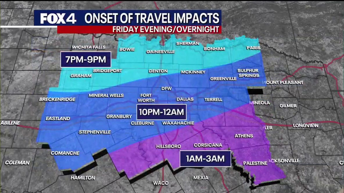 Dallas weather: Extreme Cold Watch in effect as wind chills hit -6°; snow totals could reach multiple inches