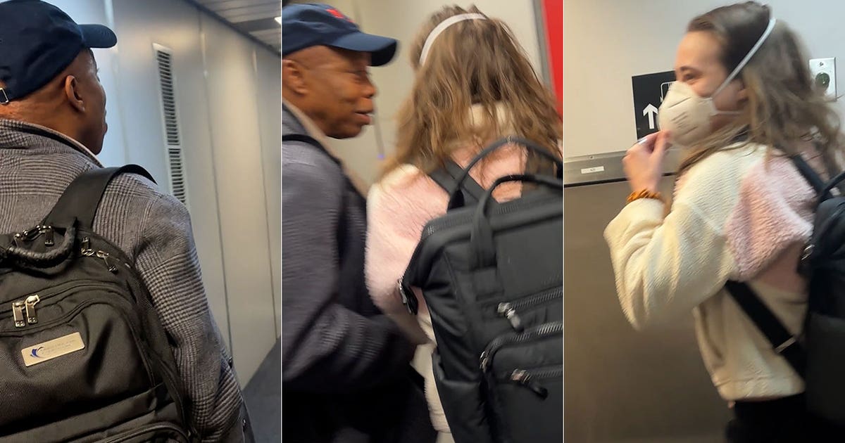'Go f*** yourself': Former New York City mayor Eric Adams trades insults with passenger at DFW