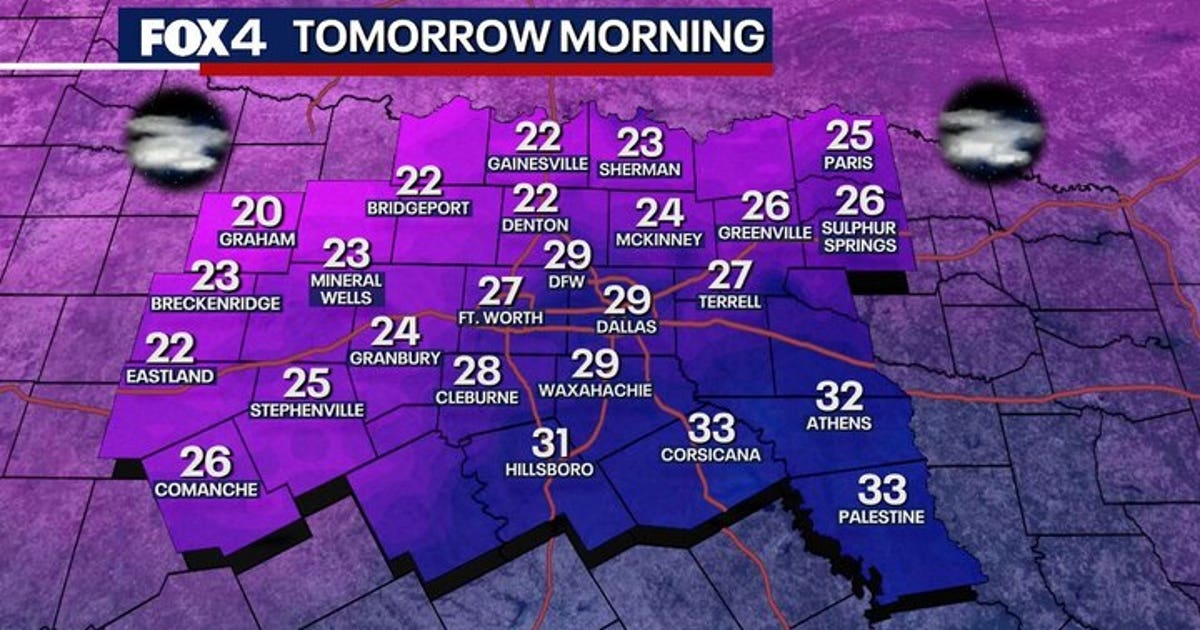 Dallas weather: Arctic blast brings threat of freezing rain and sleet ...