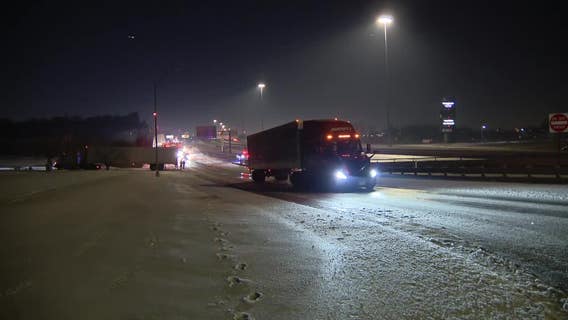 DFW Road Conditions: Drivers warned of black ice as several highways remain shut down Wednesday