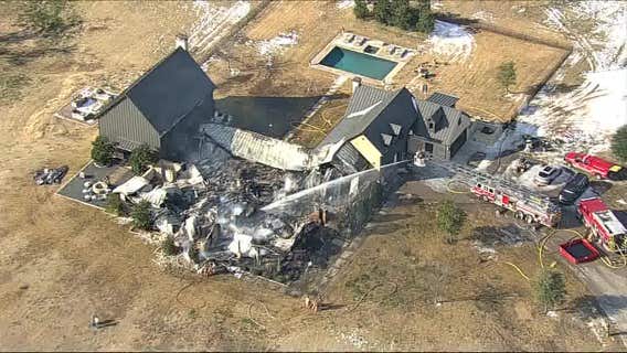 Large Rockwall home destroyed by fire