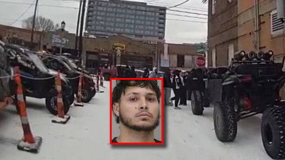 Dallas driver arrested after doing donuts at icy intersection with child in vehicle