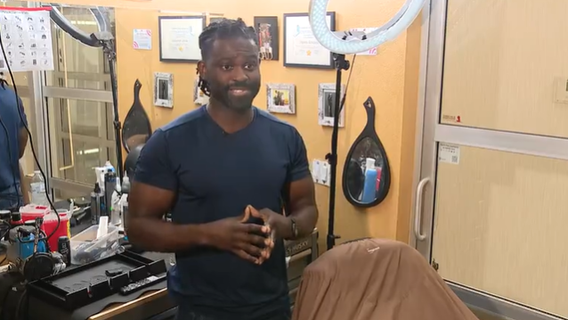 Dallas barber offers special haircuts for children with sensory sensitivities