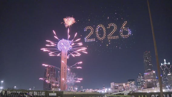 WATCH: Dallas New Year's Eve fireworks, celebration