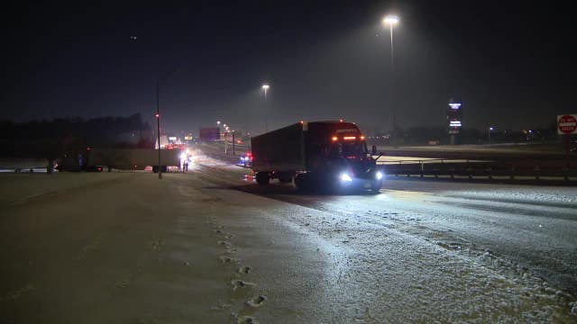 DFW Road Conditions: Drivers warned of black ice as several highways remain shut down Wednesday