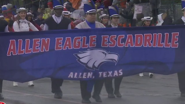 WATCH: Allen High School students perform in 2026 Rose Parade