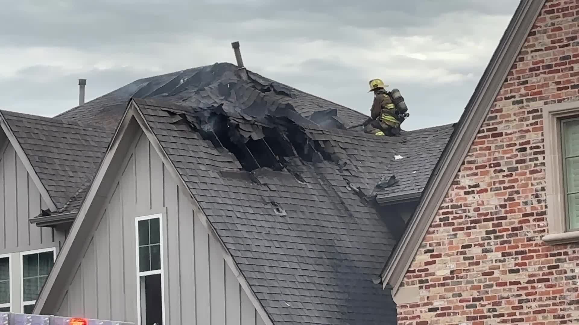 Four North Dallas residents escape 2-alarm house fire, firefighter injured