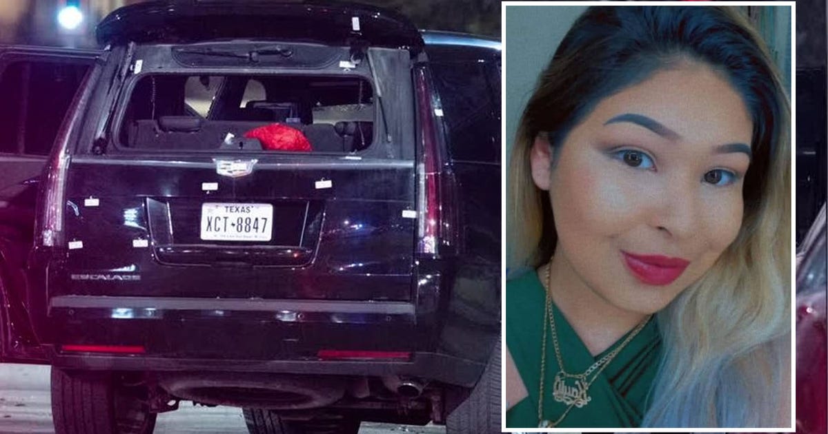 Dallas shooting: Female driver killed after car riddled with 30+ bullets, suspect at large