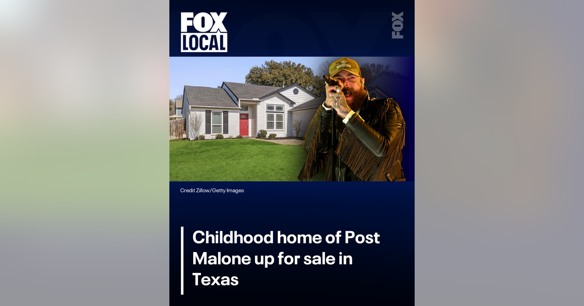 Post Malone’s childhood home in Texas hits market