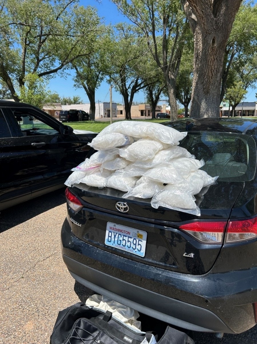 California man convicted after 97 pounds of meth found in Texas traffic stop