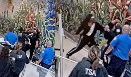 Man accused of attacking officers at Dallas airport in dispute over lack of ID