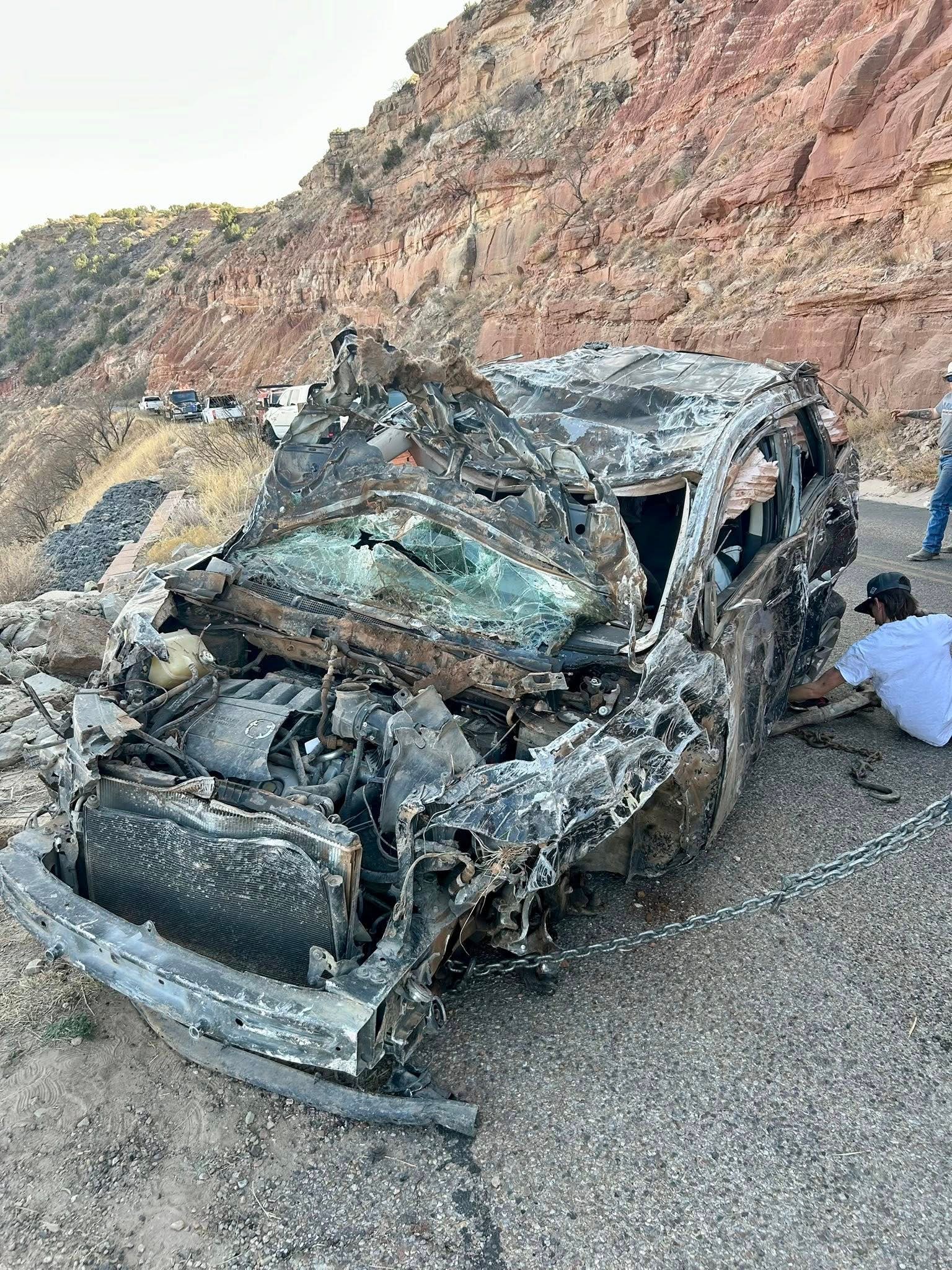 Man survives 200-foot plunge into Palo Duro Canyon