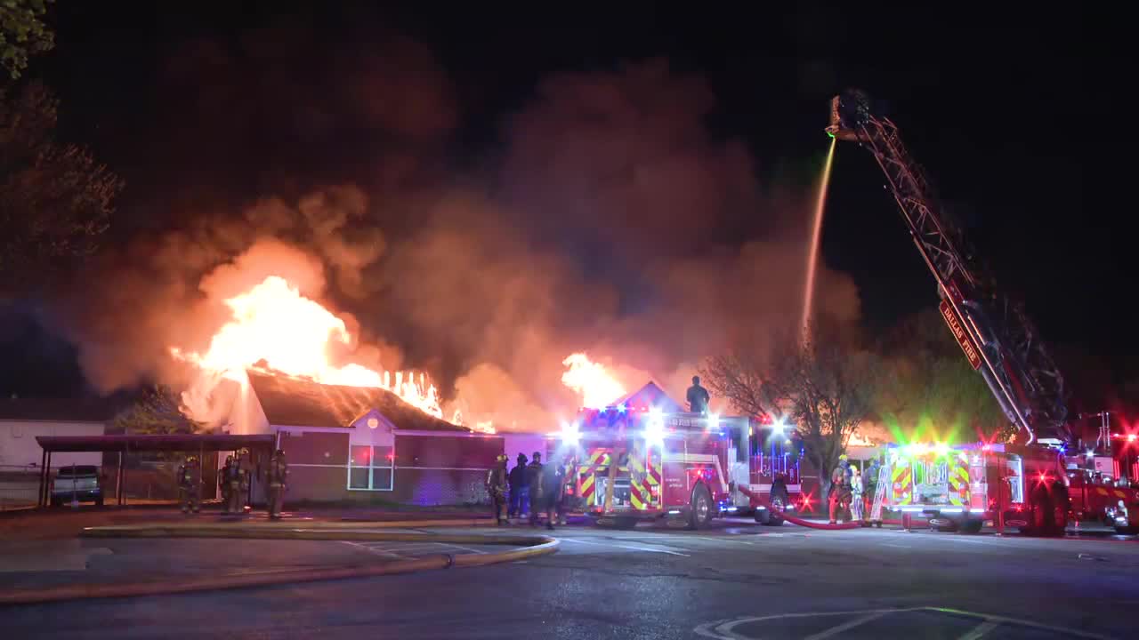 Dallas Fire: School building 'gutted' at Pleasant Grove church