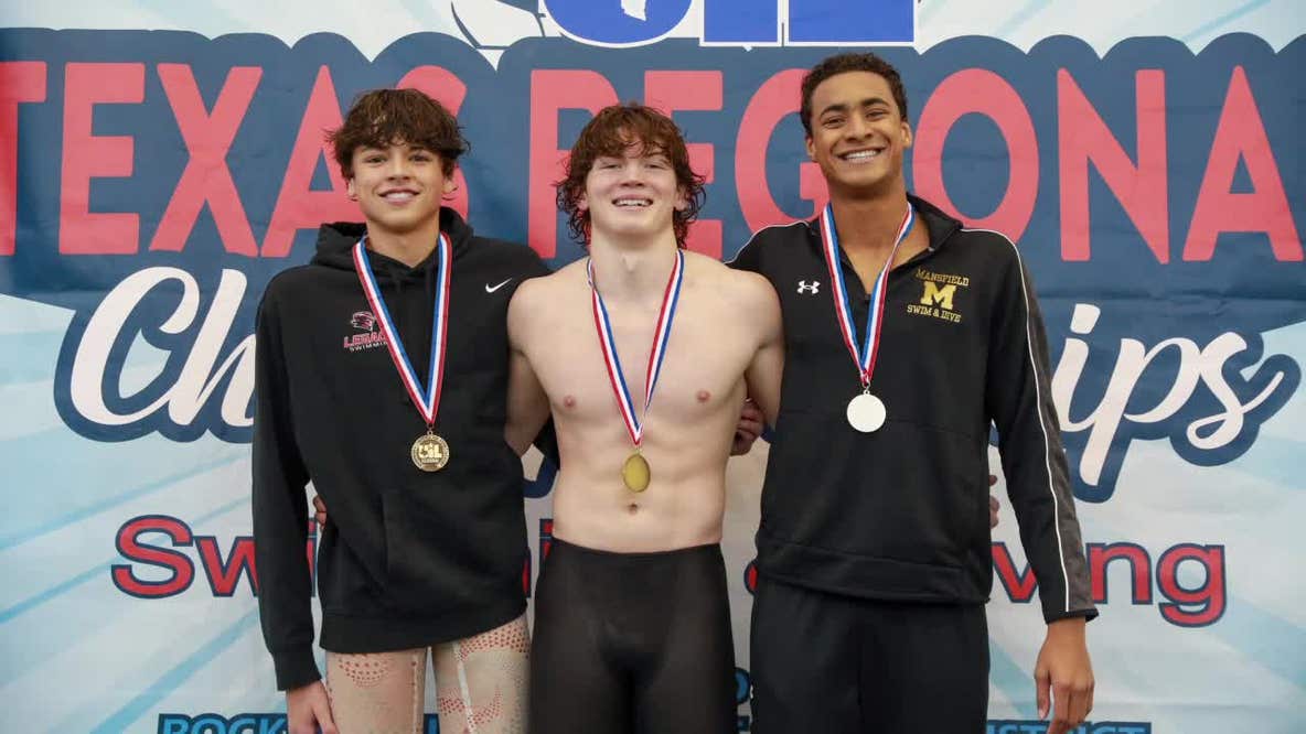 From wheelchair to record-breaker: How one Forney swimmer found his purpose