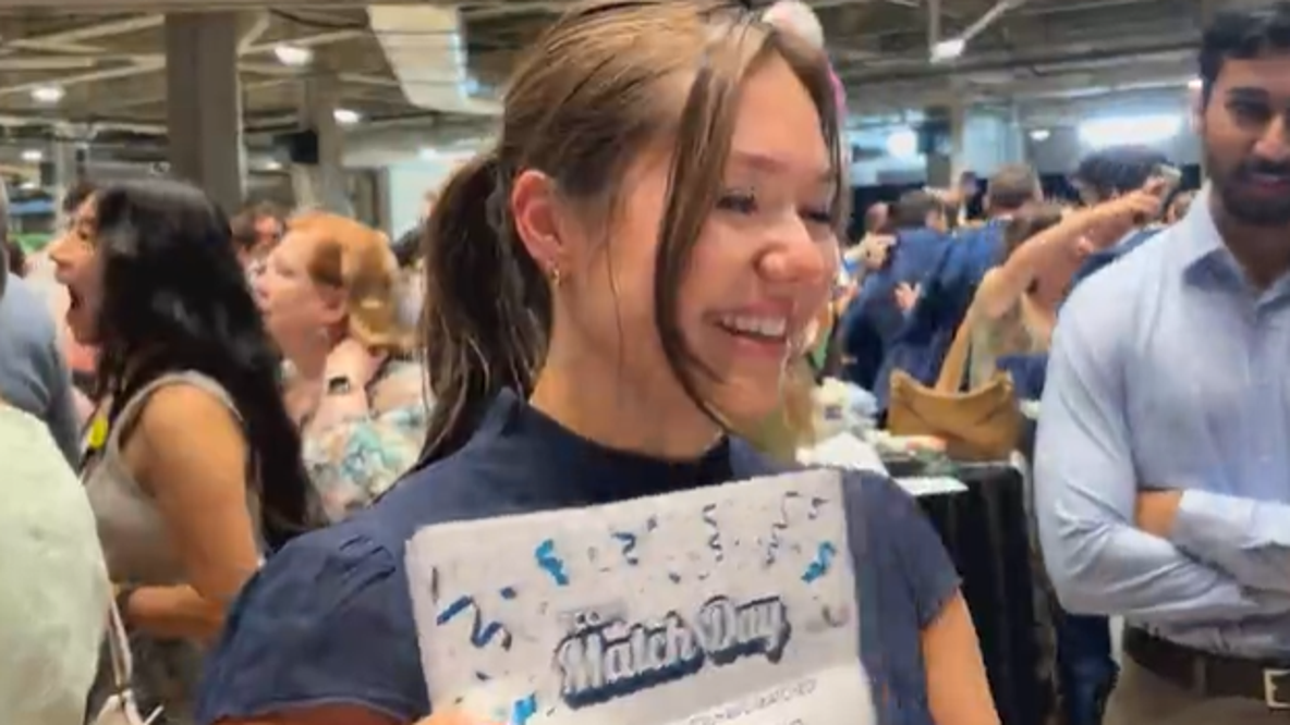 Medical school Match Day: North Texas student gets top residency choice