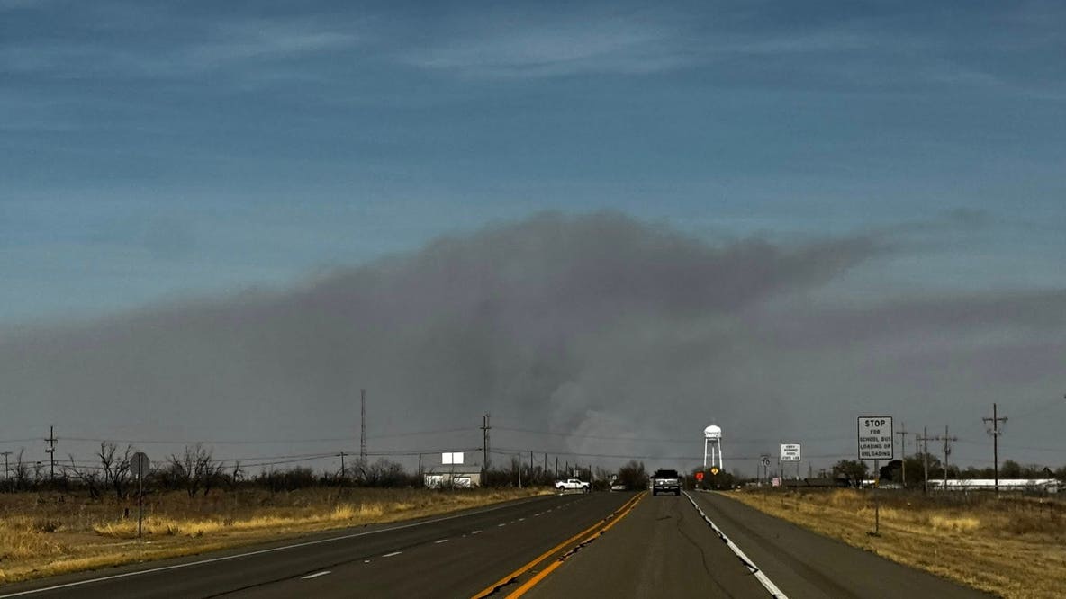 Texas wildfires: Evacuation orders lifted in Panhandle; Hutchinson fire 55% contained