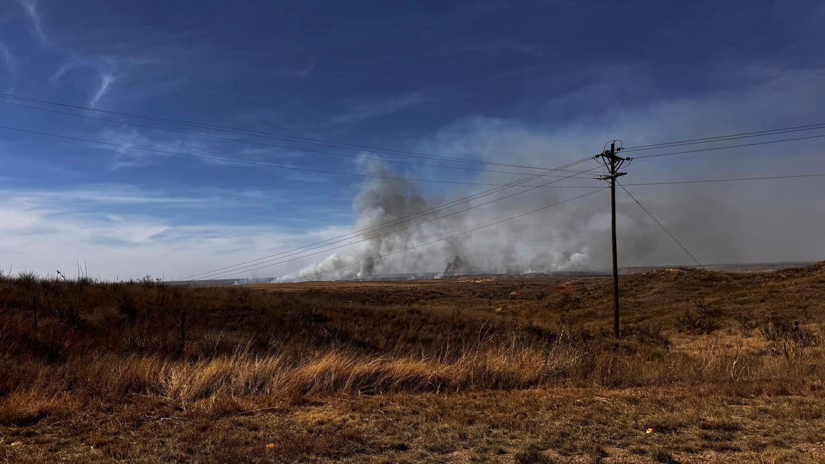 Texas wildfires: Evacuation orders lifted in Panhandle; Hutchinson fire 55% contained