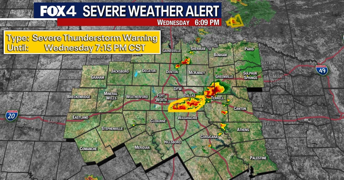Dallas weather: Storms hit North Texas as Severe Thunderstorm Watch issued for the region