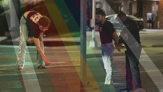 Rainbow Crosswalks: Man caught repainting rainbow crosswalks in Oak Lawn after state-mandated removal