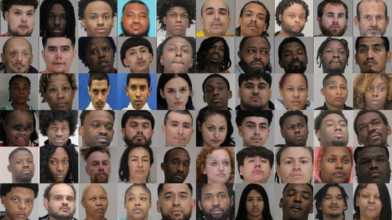 Dallas Police announce over 60 arrests in operation targeting violent robbery fugitives