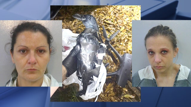 Texas women used crow drones to fly drugs into Louisiana prison, authorities say