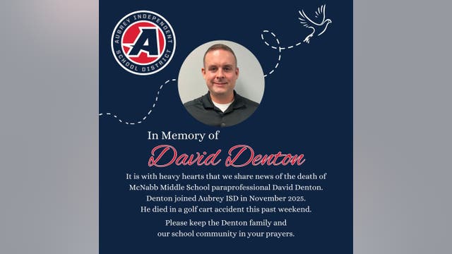 Aubrey ISD employee killed in golf cart crash