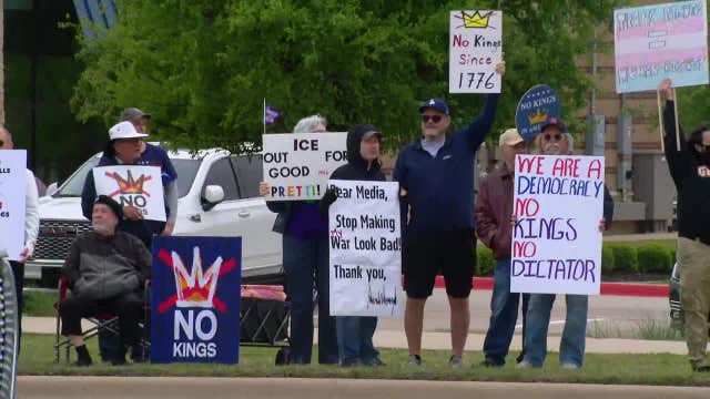 LIVE | No Kings Protests North Texas: Thousands rally against Trump Administration policies