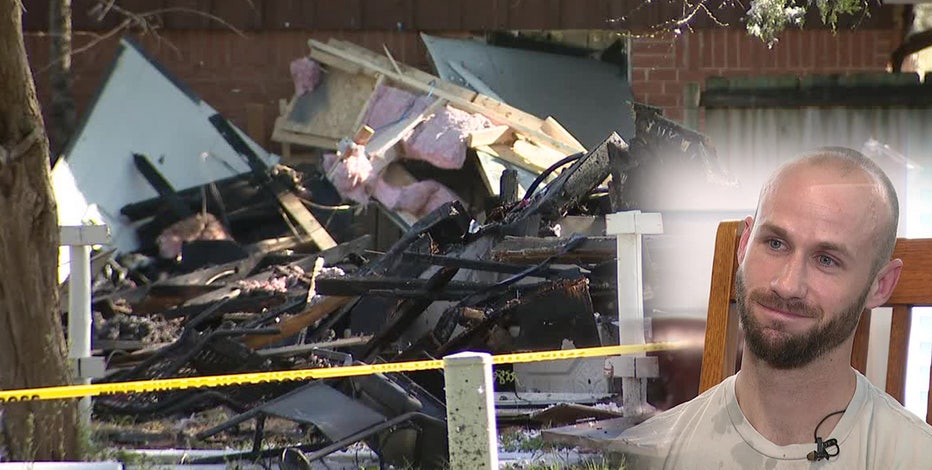 Lake Dallas hero returns home after saving neighbor from house explosion