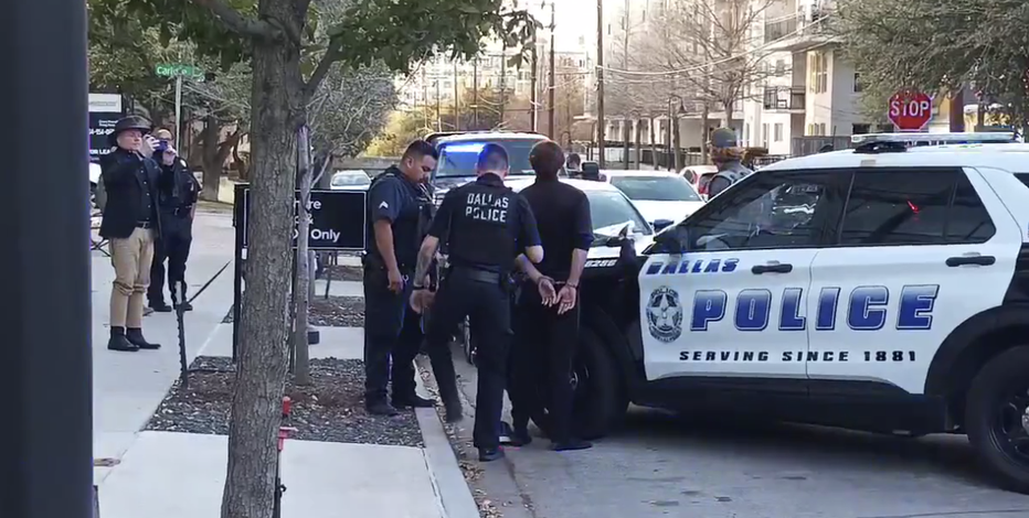 Dallas police detain masked man near Ken Paxton's watch party