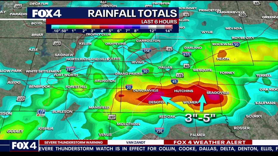 Dallas weather: Storms hit North Texas as Severe Thunderstorm