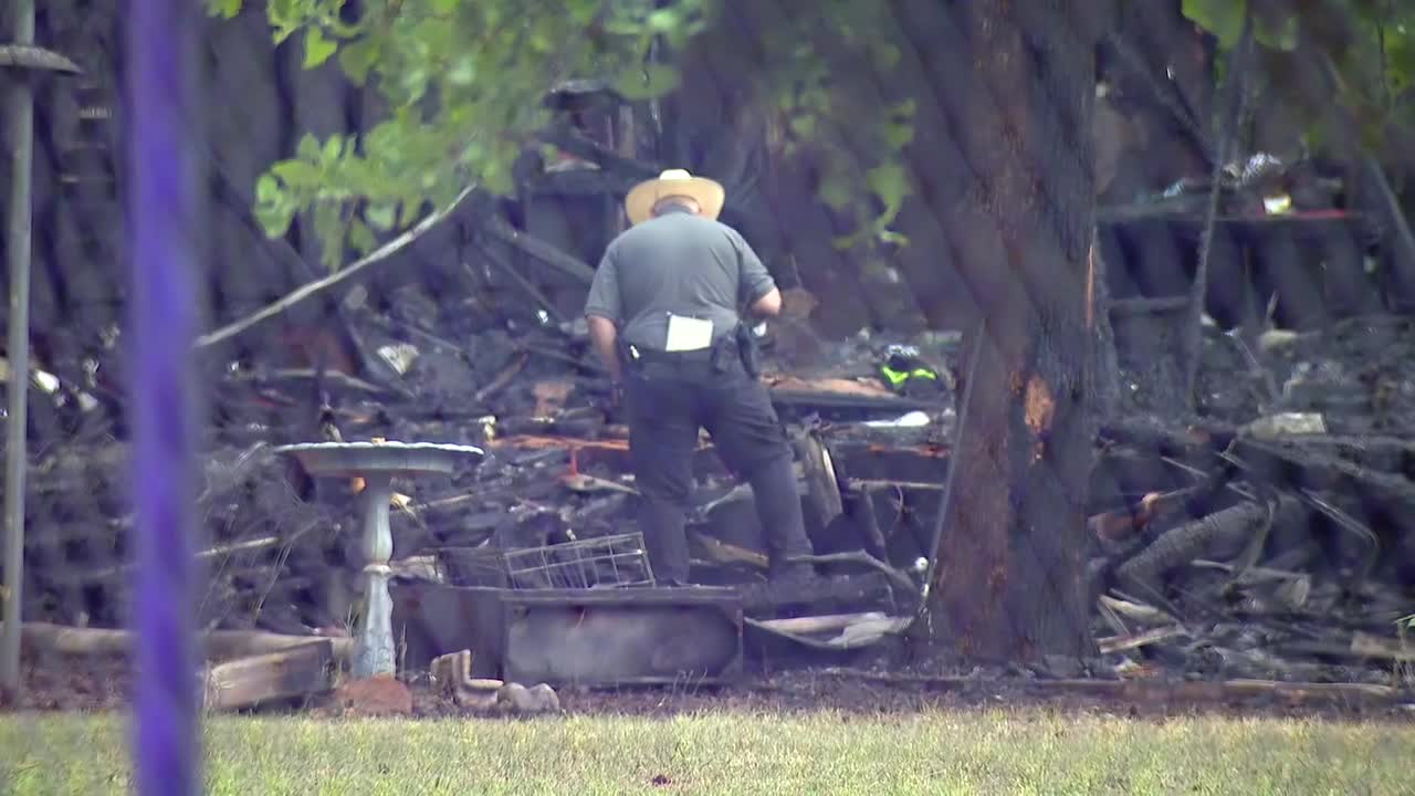 Deputy shot in the face as gunman opens fire at scene of trailer home fire
