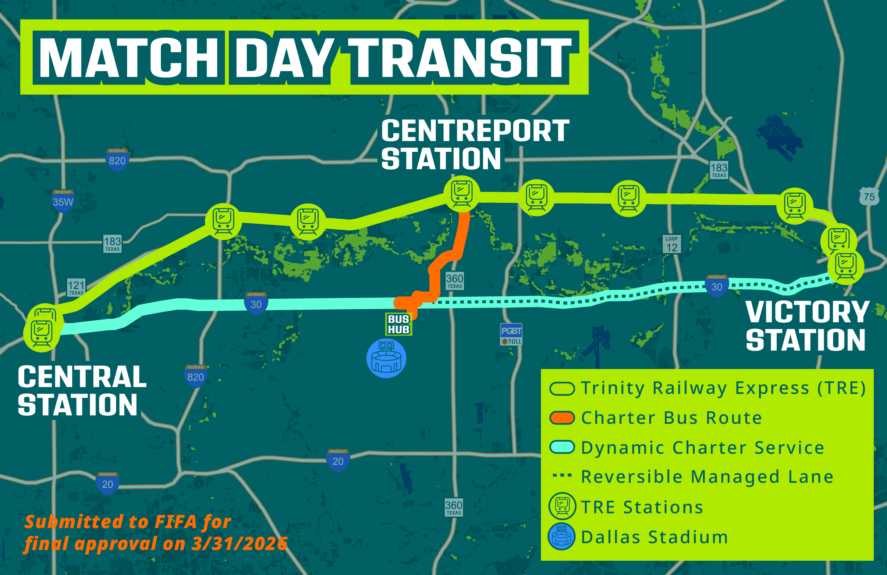 Dallas leaders unveil transportation plans for World Cup