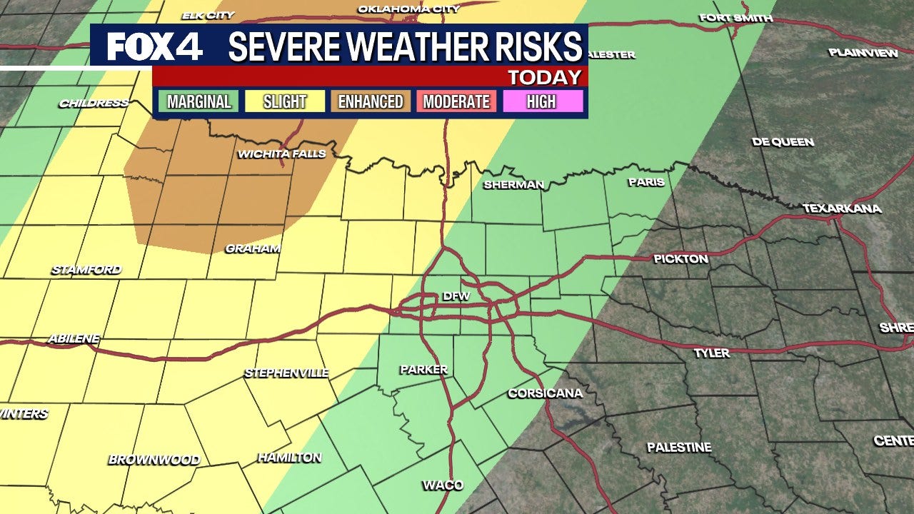 Dallas weather: Severe storms bring large hail, damaging wind threats; Rainy Easter weekend ahead