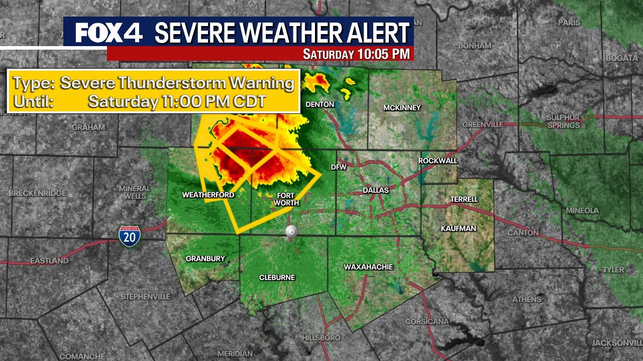 LIVE: Tornado watch in effect for much of North Texas