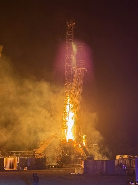 East Texas gas well fire near Etoile expected to burn for days After explosion