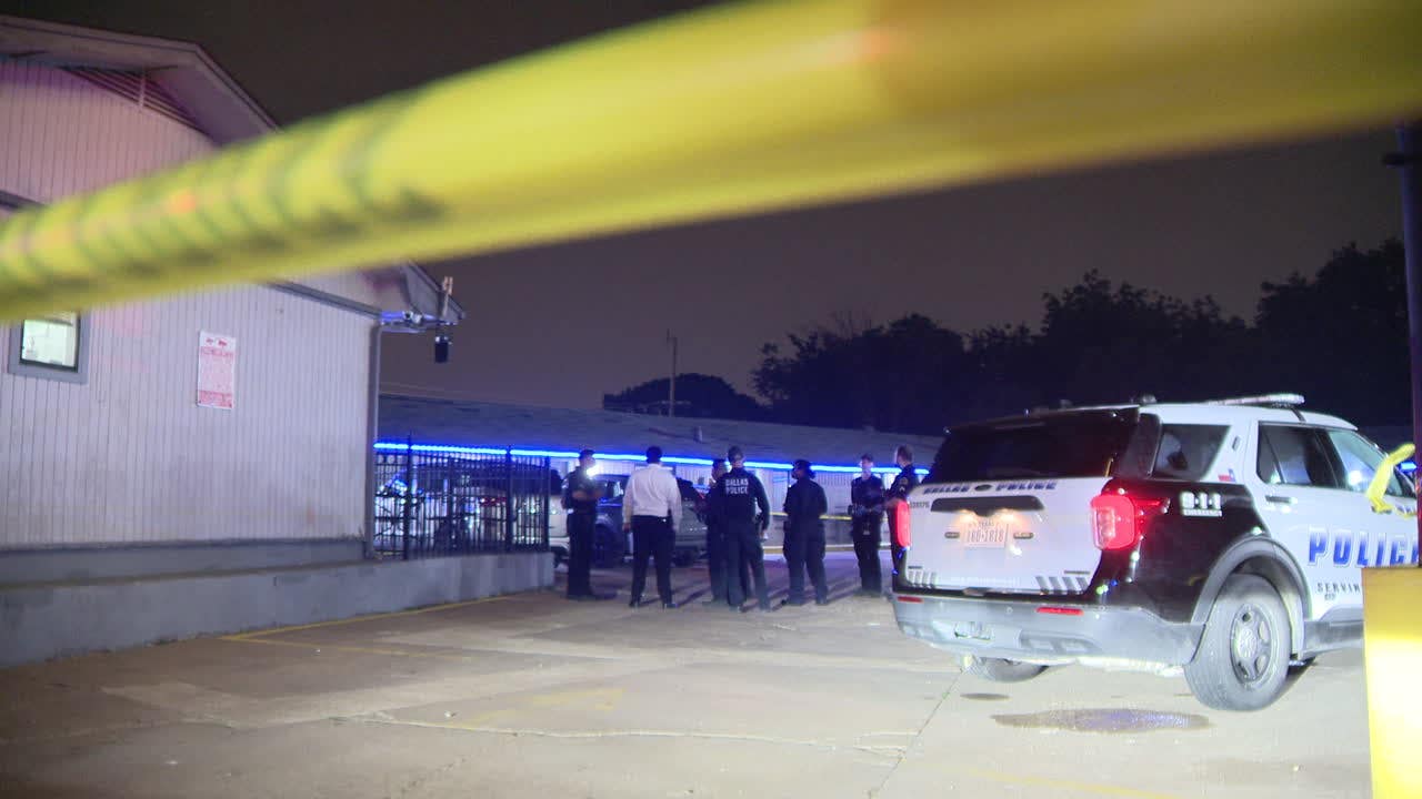 Targeted shooting at Dallas motel leaves one dead, two suspects wounded