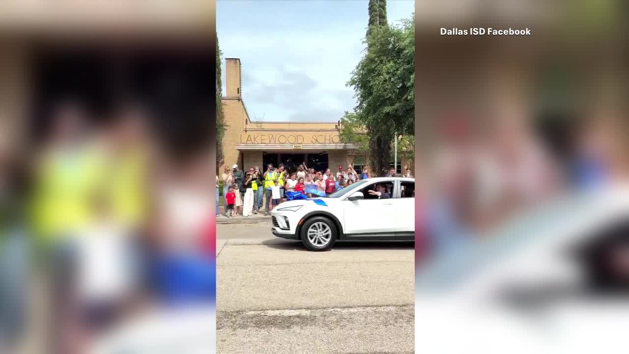 Dallas school crossing guard surprised with new car