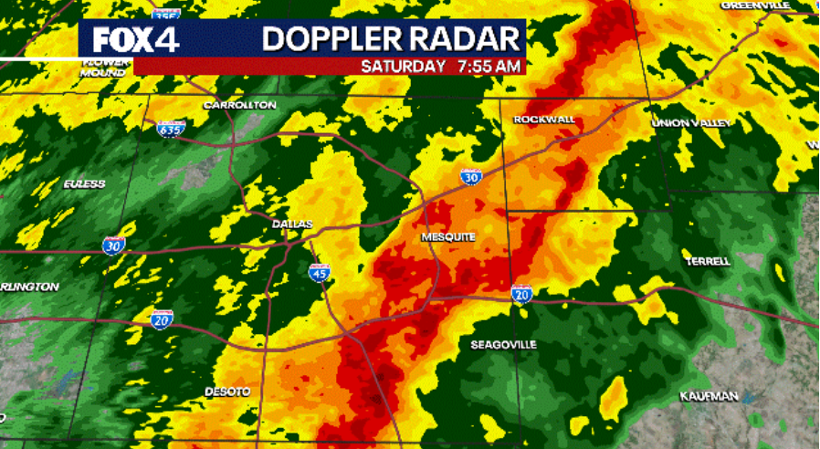 Dallas weather: Storms move through early Saturday ahead of a dry Easter Sunday