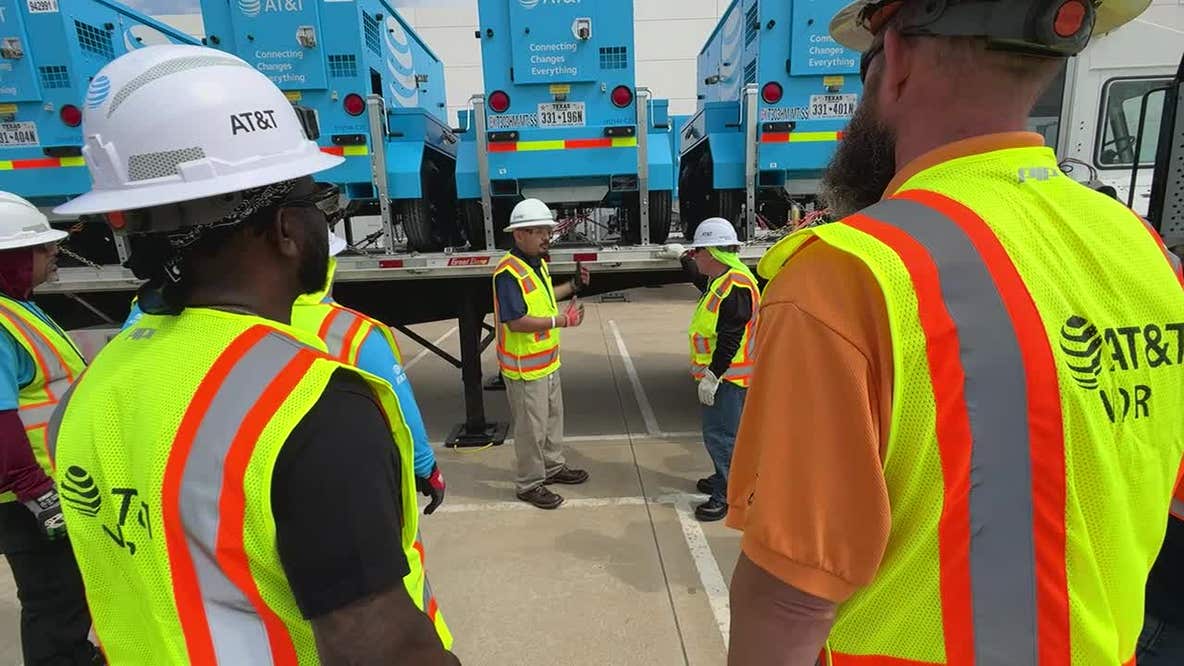 North Texas warehouse becomes training hub for AT&T’s National Disaster Response Team
