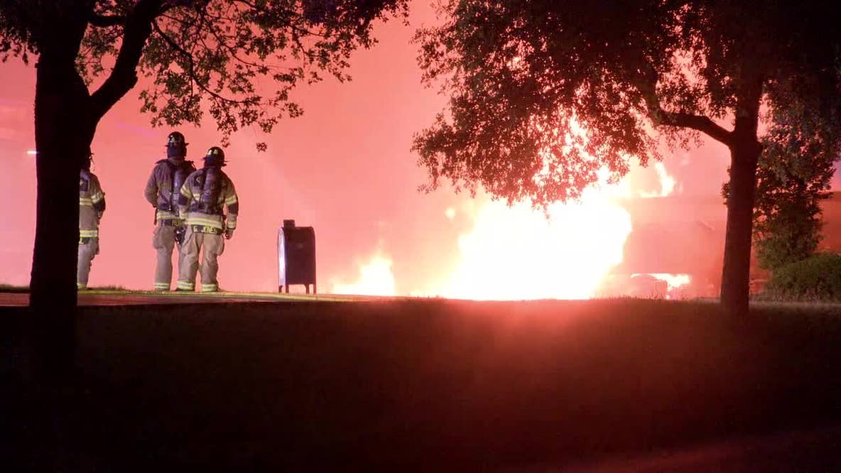 Truck driver critically injured, 9,000-gallon gasoline tanker ignites after Fort Worth crash