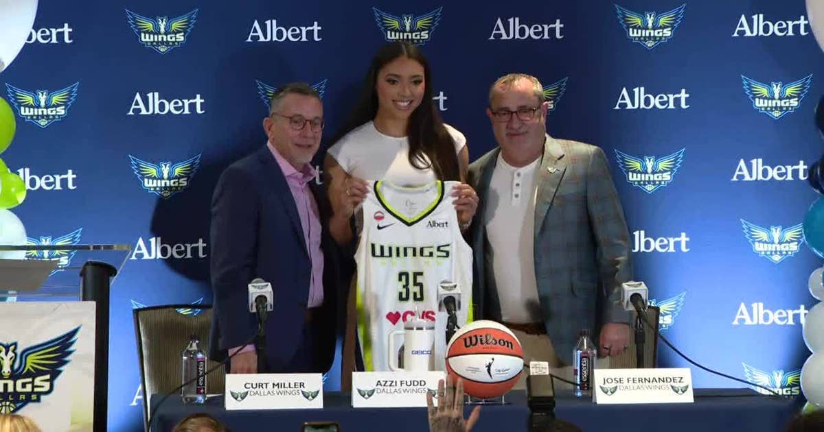 Wings introduce Azzi Fudd, decline questions about Bueckers ...