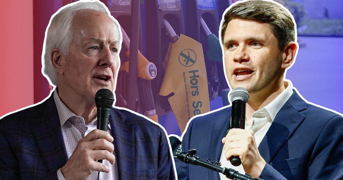 James Talarico calls for suspension of federal gas tax; John Cornyn calls move 