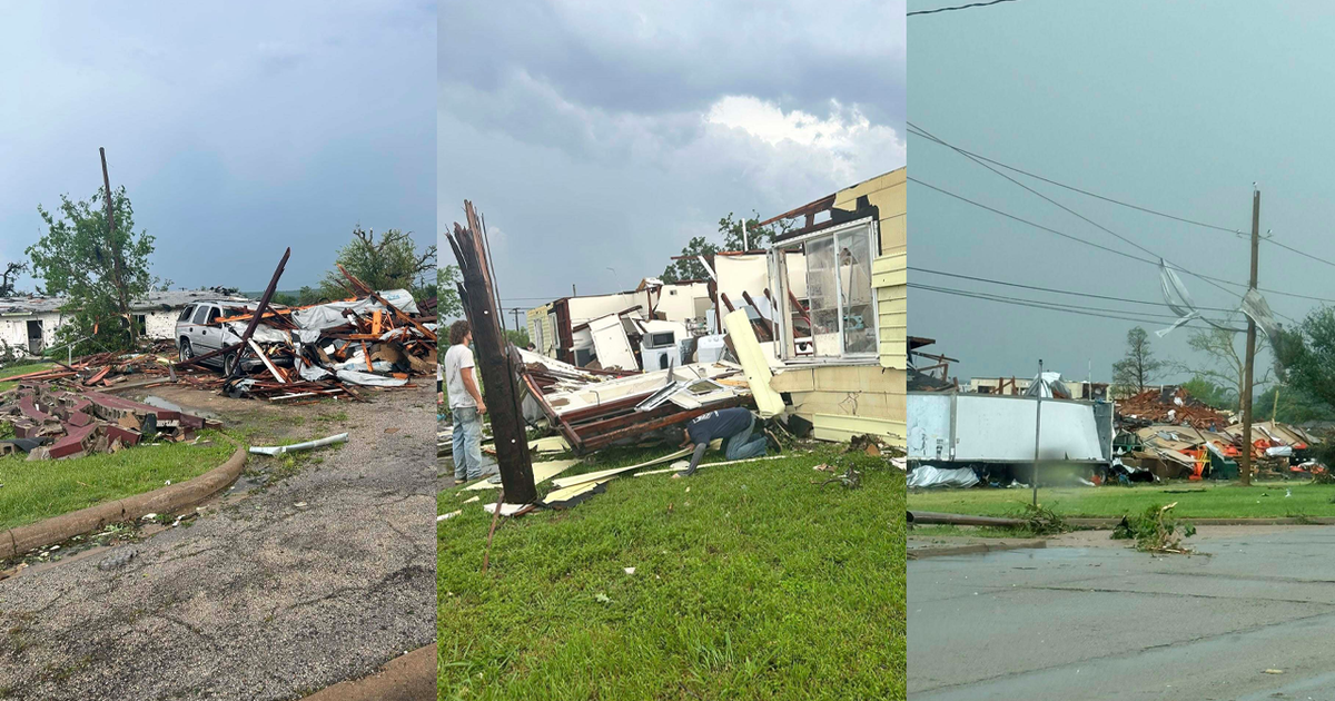 Reports of destructive tornado near Mineral Wells, Texas