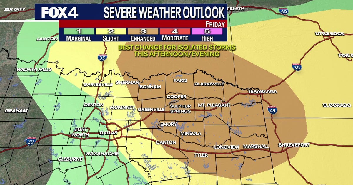 Dallas weather: Severe storms hit northeast Texas counties